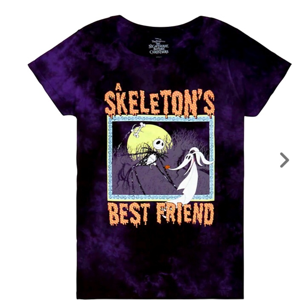 The Nightmare Before Christmas Tie-Dye T-Shirt